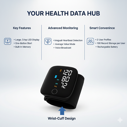 Better Care Co.™ Clinical-Grade BP Monitor
